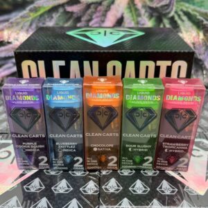 CLEAN CARTS 2G-LIQUID DIAMONDS+LIVE RESIN