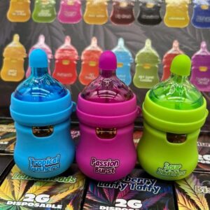 CRYBABY BOTTLE 2G DISPOSABLE – LIVE RESIN LIQUID DIAMONDS W/ GUMBALLS (LIQUID DIAMOND INFUSED)